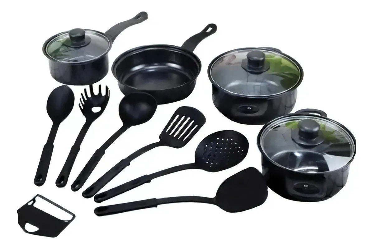 Set de ollas y utensilios x13
